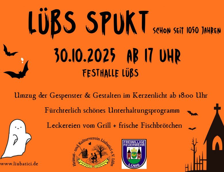 Lübs spukt am 30.10.2025