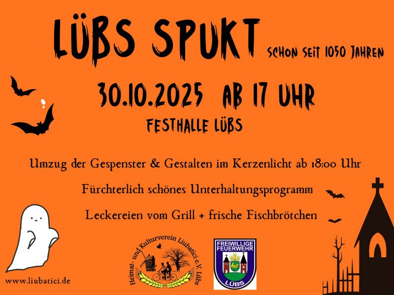 Lübs spukt am 30.10.2025